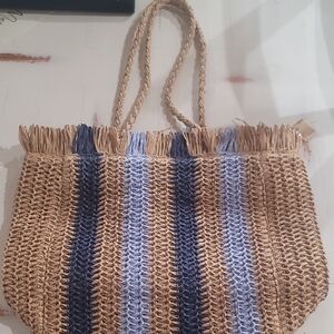 Straw Packable Purse